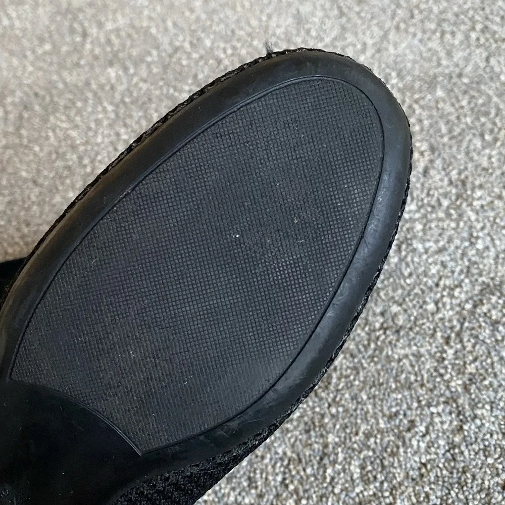Vaneli Black Knit Ballet Flats Sz 9N Stretch Slip On Lightweight Flexible
